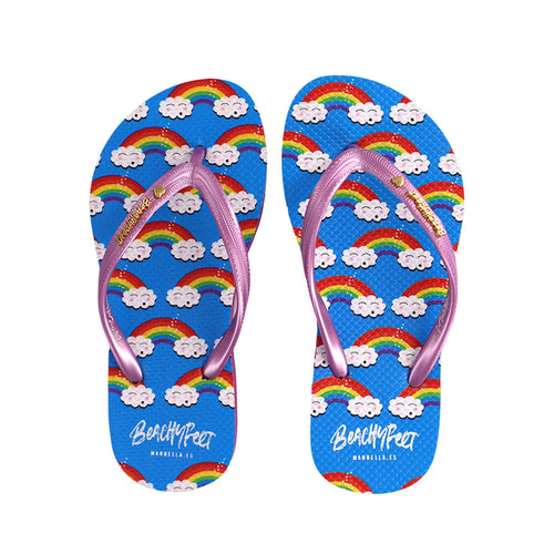 BeachyFeet® - Arcoiris - Kids Flip Flops