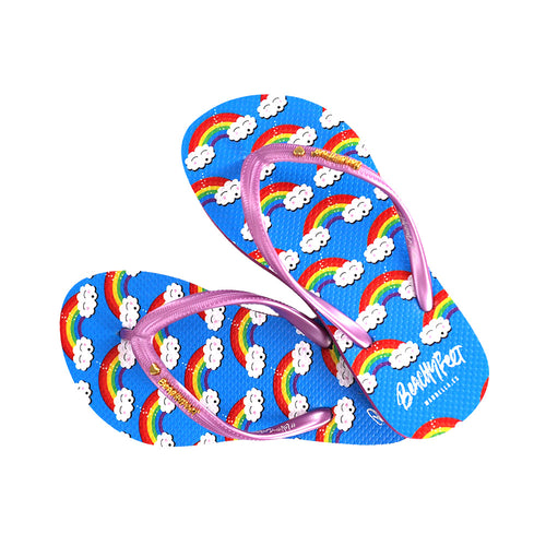 BeachyFeet® - Arcoiris - Kids Flip Flops