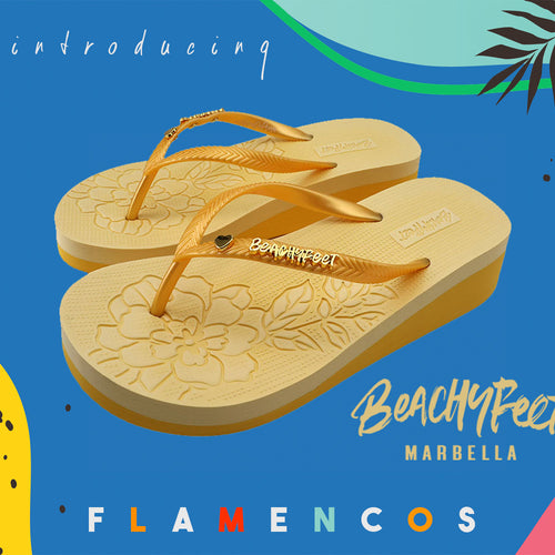 Introducing - BeachyFeet Flamencos, Lift your sole this summer.