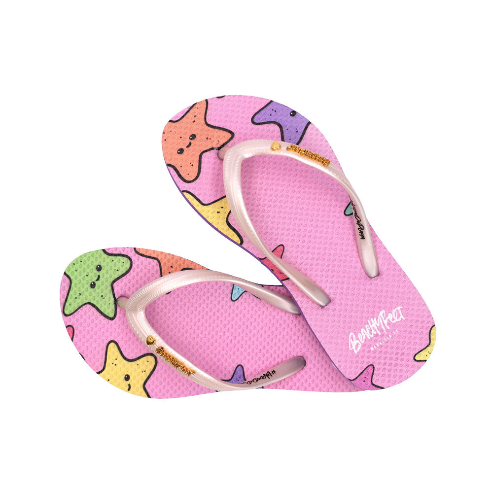 BeachyFeet® - Beach Life Purpura - Kids Flip Flops