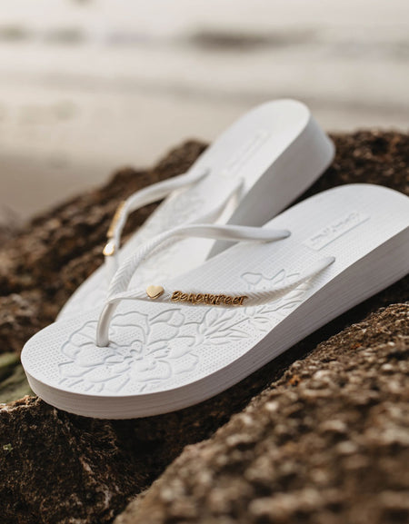 BeachyFeet® Flamencos - Blanco