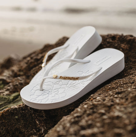 BeachyFeet® Flamencos - Blanco