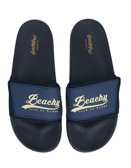 BeachyFeet® Slides - Club De Playa Navy