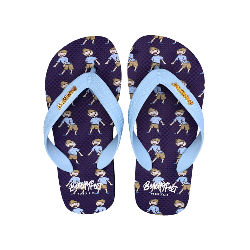 BeachyFeet® - El Floss -  Kids Flip Flops