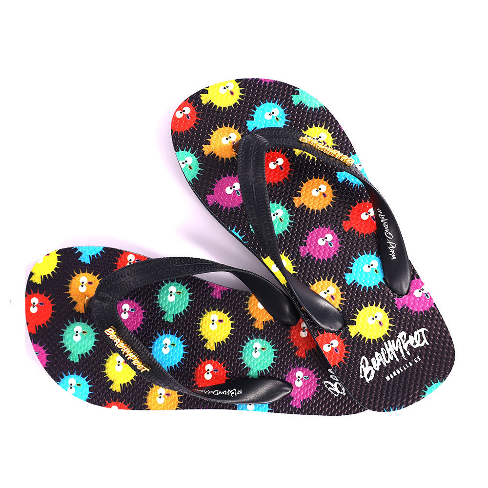 BeachyFeet® - El Puffer Multi - Kids Flip Flops