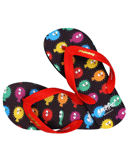 BeachyFeet® - El Puffer Rojo - Kids Flip Flops
