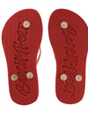 BeachyFeet® - Estrellas Rojo - Kids Flip Flops