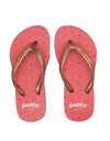 BeachyFeet® - Estrellas Rojo - Kids Flip Flops