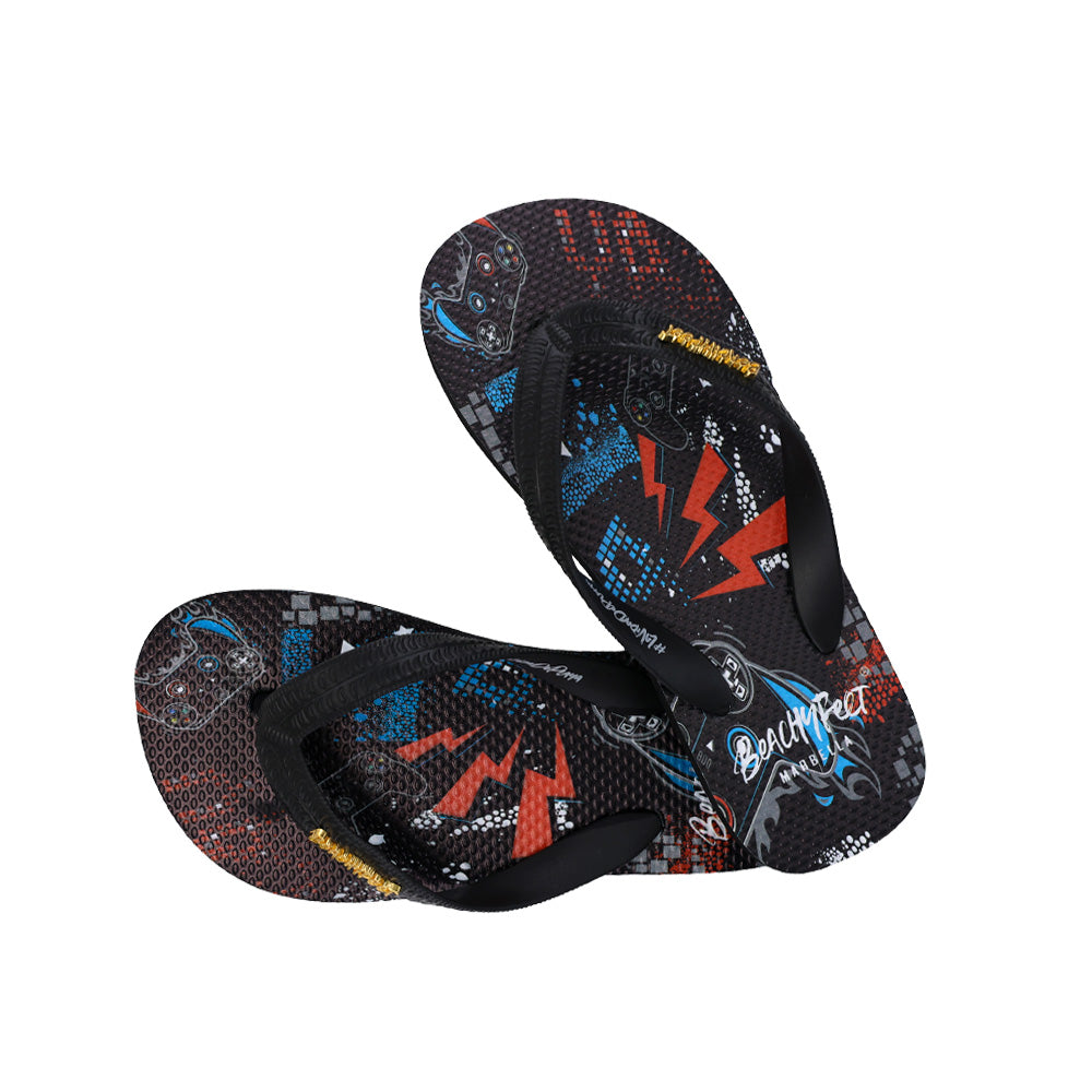 BeachyFeet® - Gamer Strike - Kids Flip Flops