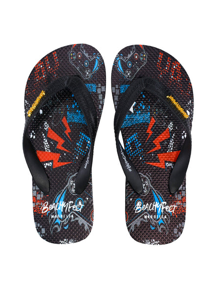 BeachyFeet® - Gamer Strike - Kids Flip Flops