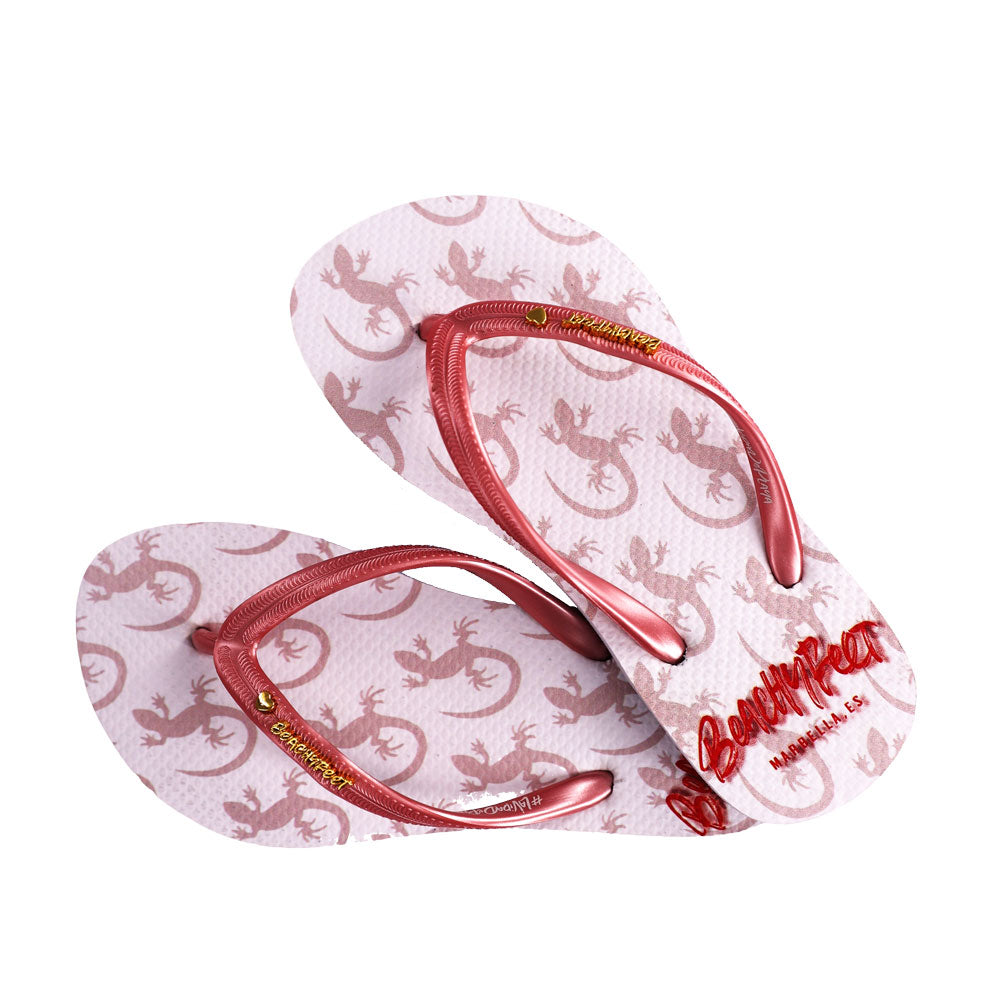 BeachyFeet® - Gecko Blanco - Kids Flip Flops