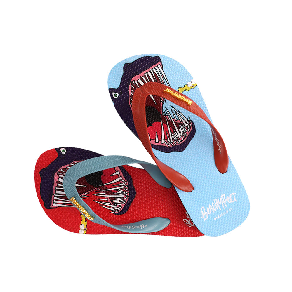BeachyFeet® - Hambre Veneno - Kids Flip Flops