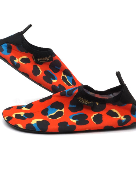 BeachyFeet® Aquaticos - Leopardo Naranja