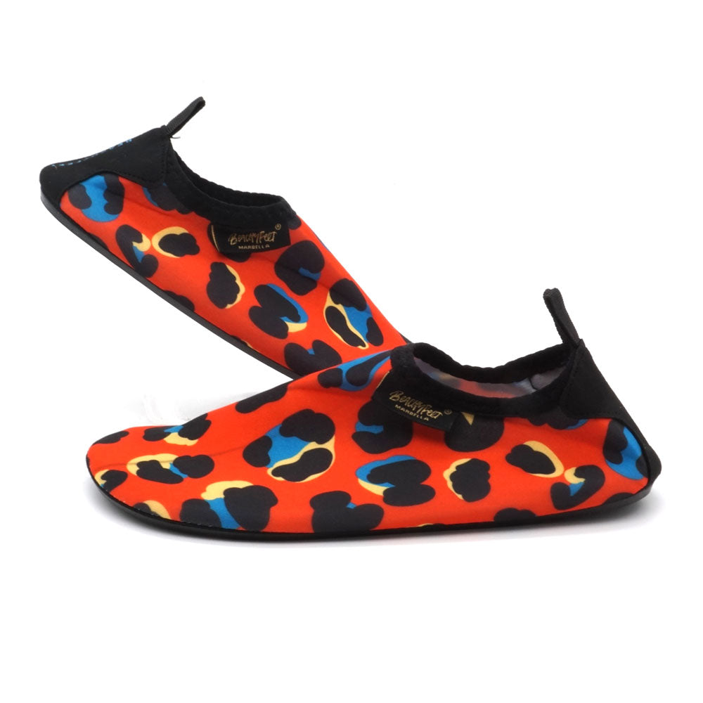 BeachyFeet® Aquaticos - Leopardo Naranja