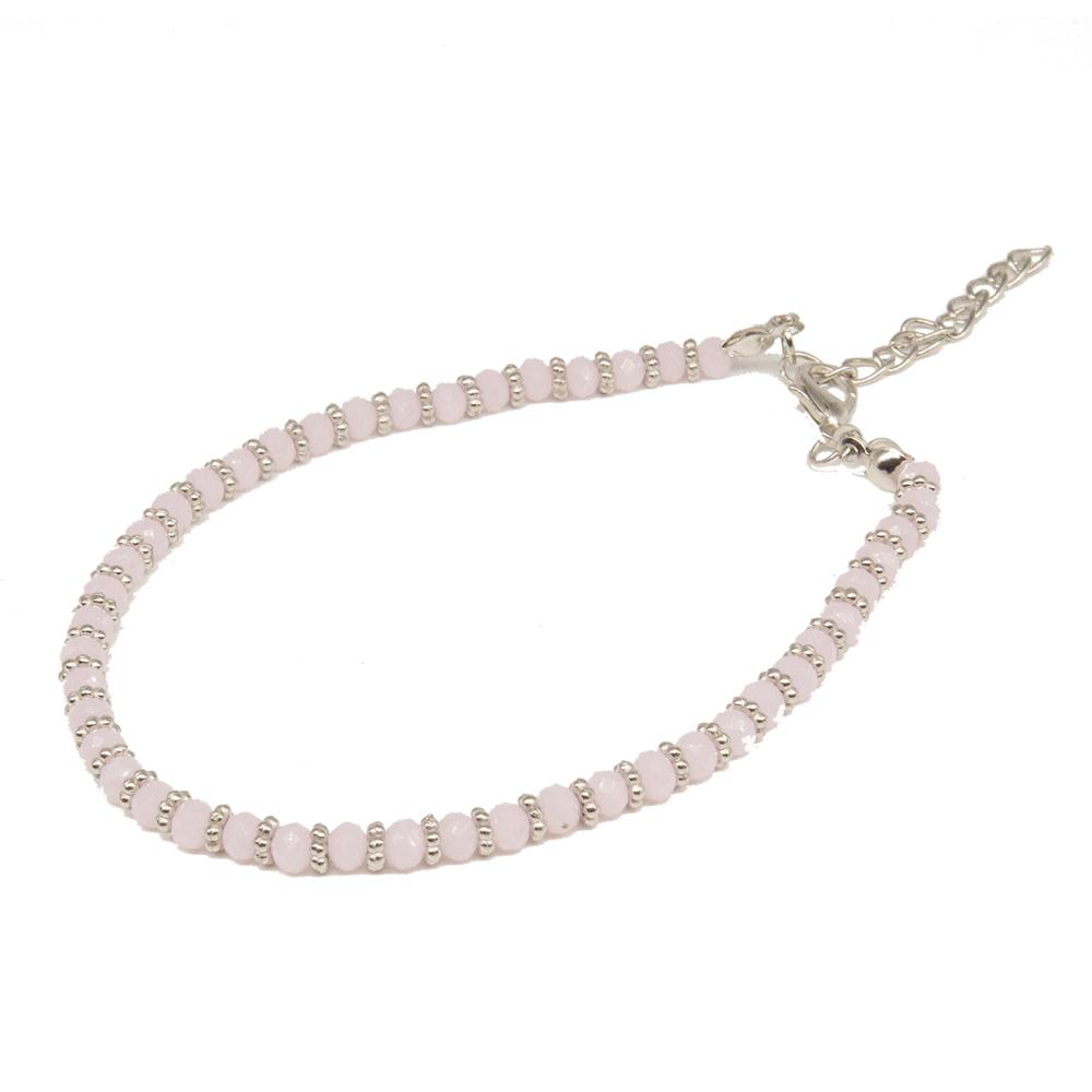 Pink Beads Anklet