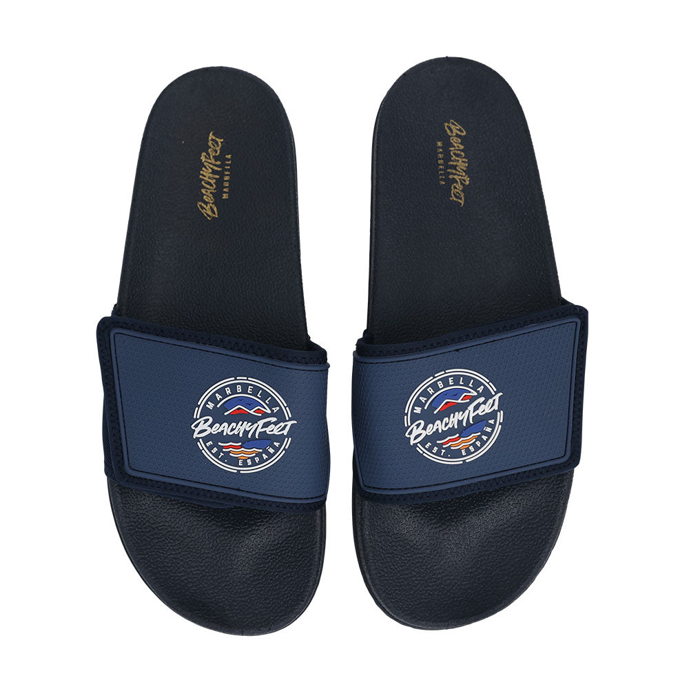 BeachyFeet® Slides - Playero Navy