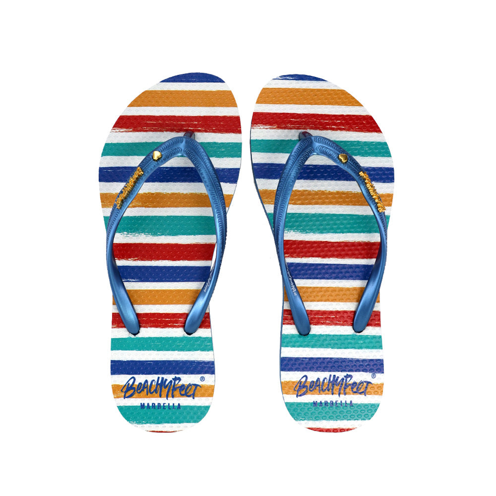 BeachyFeet® - Rayas - Kids Flip Flops