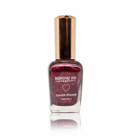 Beachy XO - Rojo Oscuro Summer Shimmer