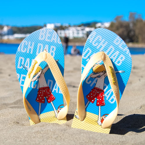 BeachyFeet® - Beach Dab - Kids Flip Flops