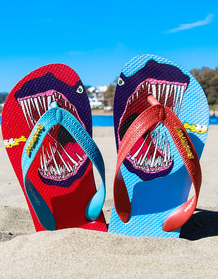 BeachyFeet® - Hambre Veneno - Kids Flip Flops