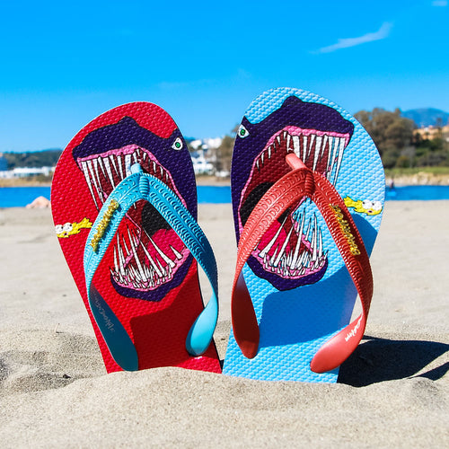 BeachyFeet® - Hambre Veneno - Kids Flip Flops