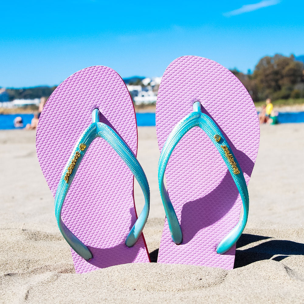 BeachyFeet® - Basics Violeta - Kids Flip Flops