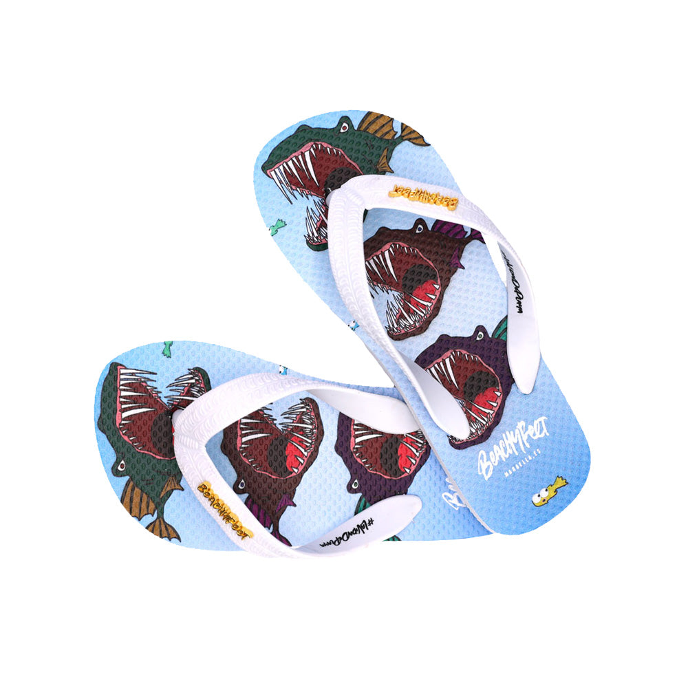 BeachyFeet® - Veneno Del Mar -  Kids Flip Flops