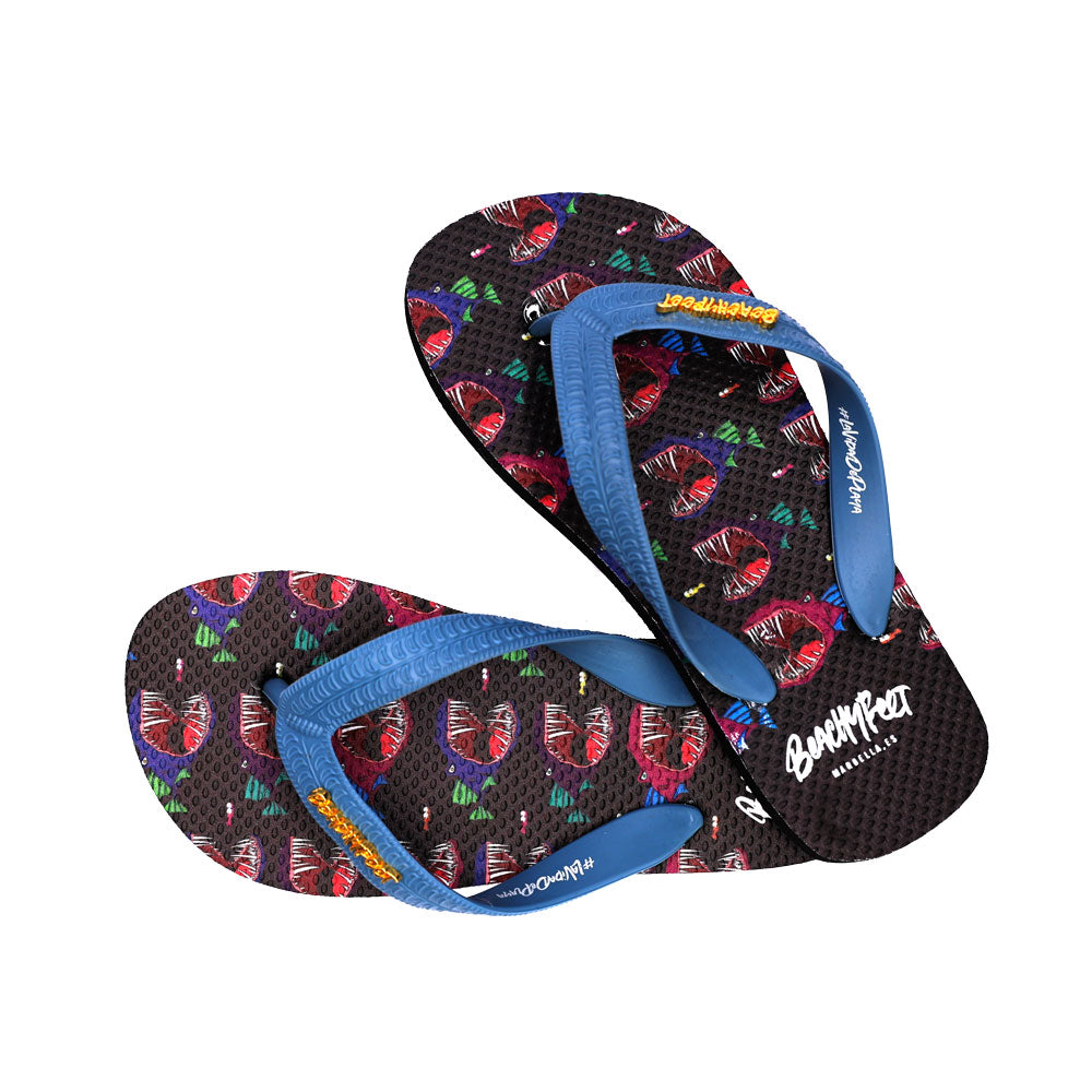 BeachyFeet® - Veneno Repetido - Kids Flip Flops
