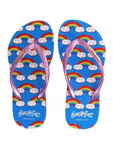 BeachyFeet® - Arcoiris - Kids Flip Flops