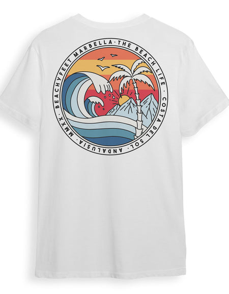 BeachyFeet - La Vida Blanco - Mens T-Shirt