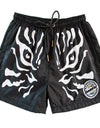 BeachyFeet® - Cara De Tigre - Mens Volley Hybrid Shorts