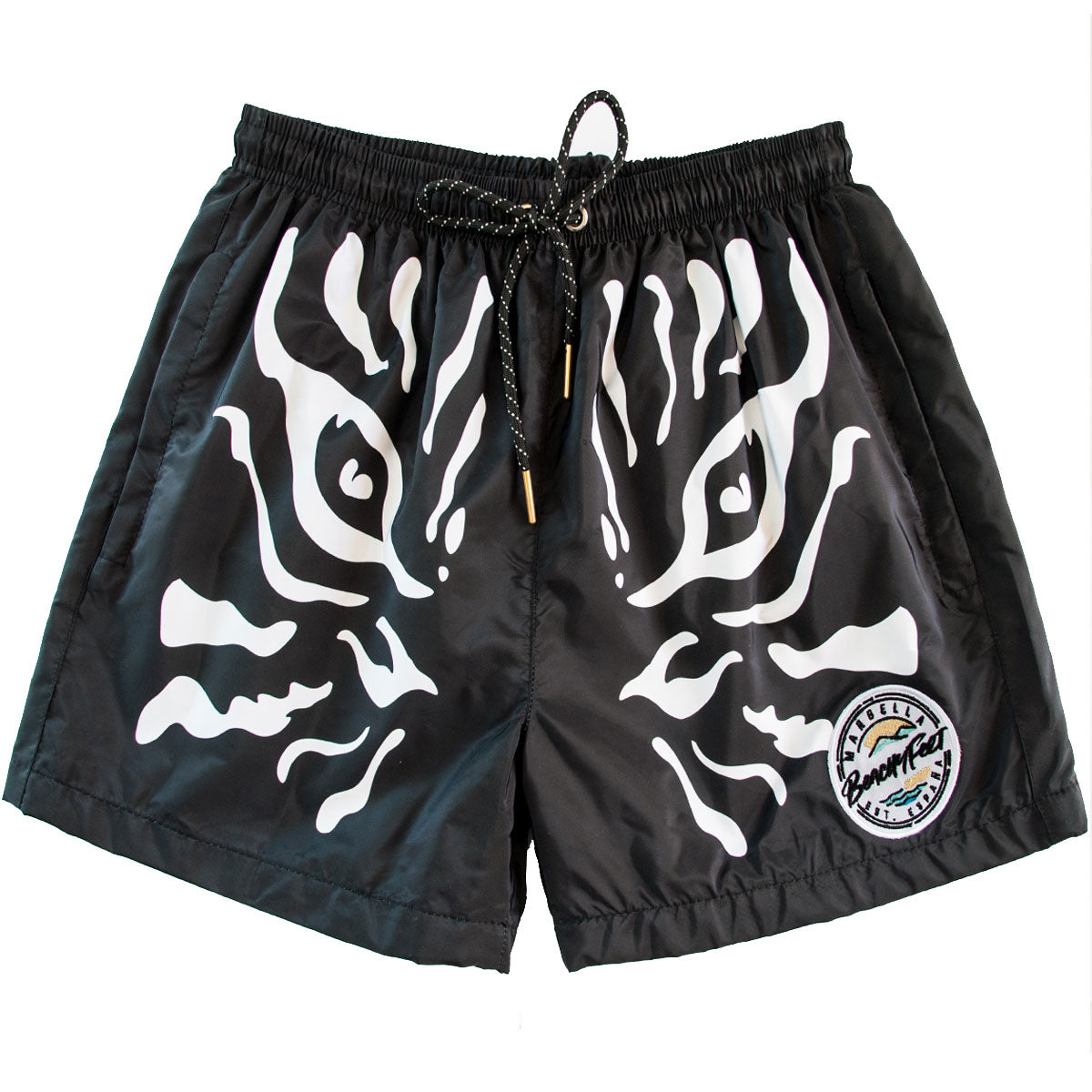 BeachyFeet® - Cara De Tigre - Mens Volley Hybrid Shorts