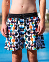BeachyFeet® - Circulo Multi - Mens Volley Hybrid Shorts