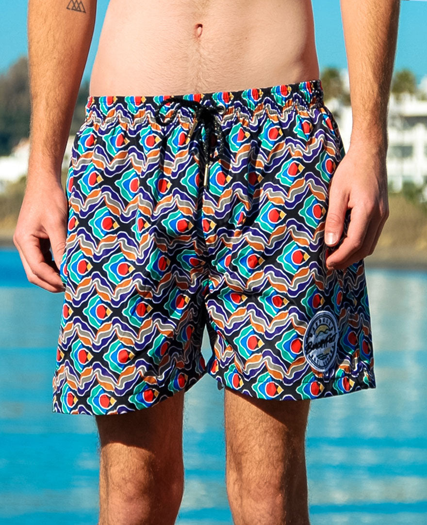 BeachyFeet® - Formentera - Mens Volley Hybrid Shorts
