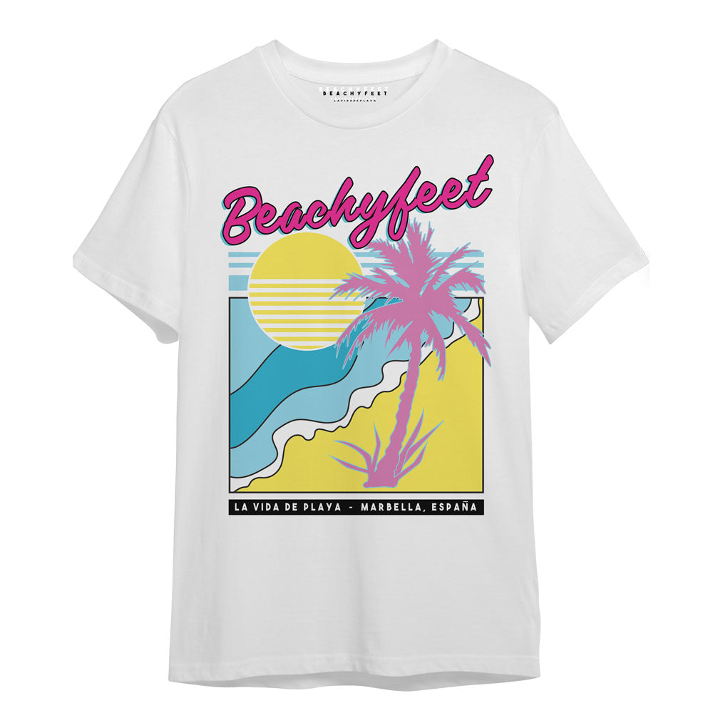 BeachyFeet - Portside Blanco - Mens T-Shirt