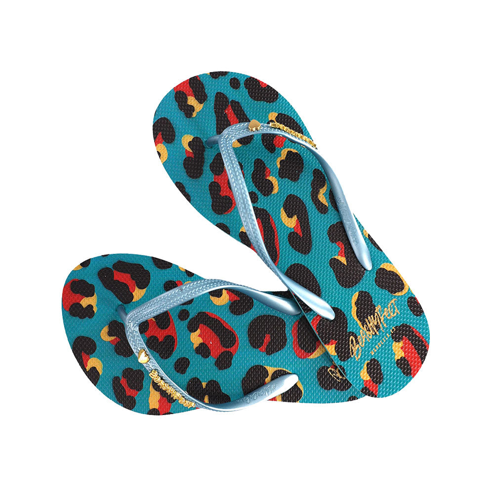 BeachyFeet® - Retro Leopardo