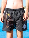 BeachyFeet® - Tigre Oro - Mens Volley Hybrid Shorts