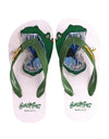 BeachyFeet® - Veneno Verde - Kids Flip Flops